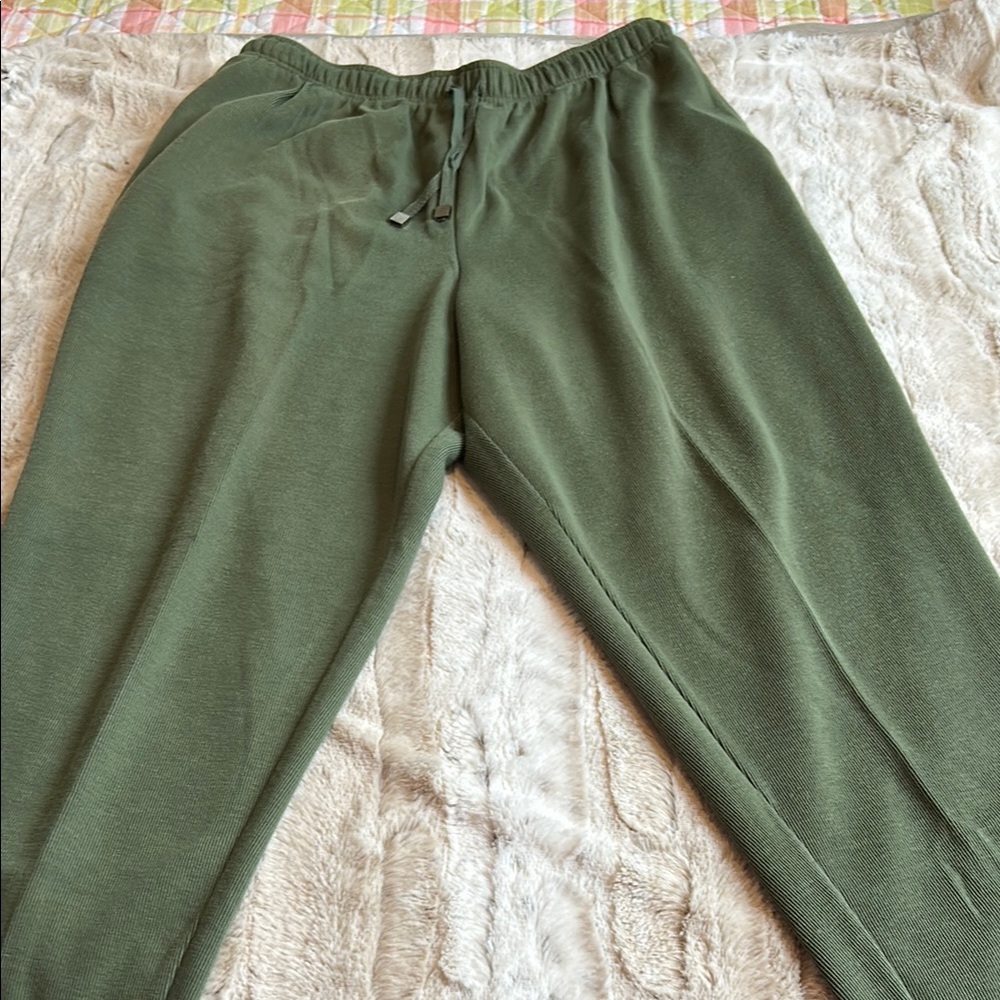 Olive Green Women's Pants